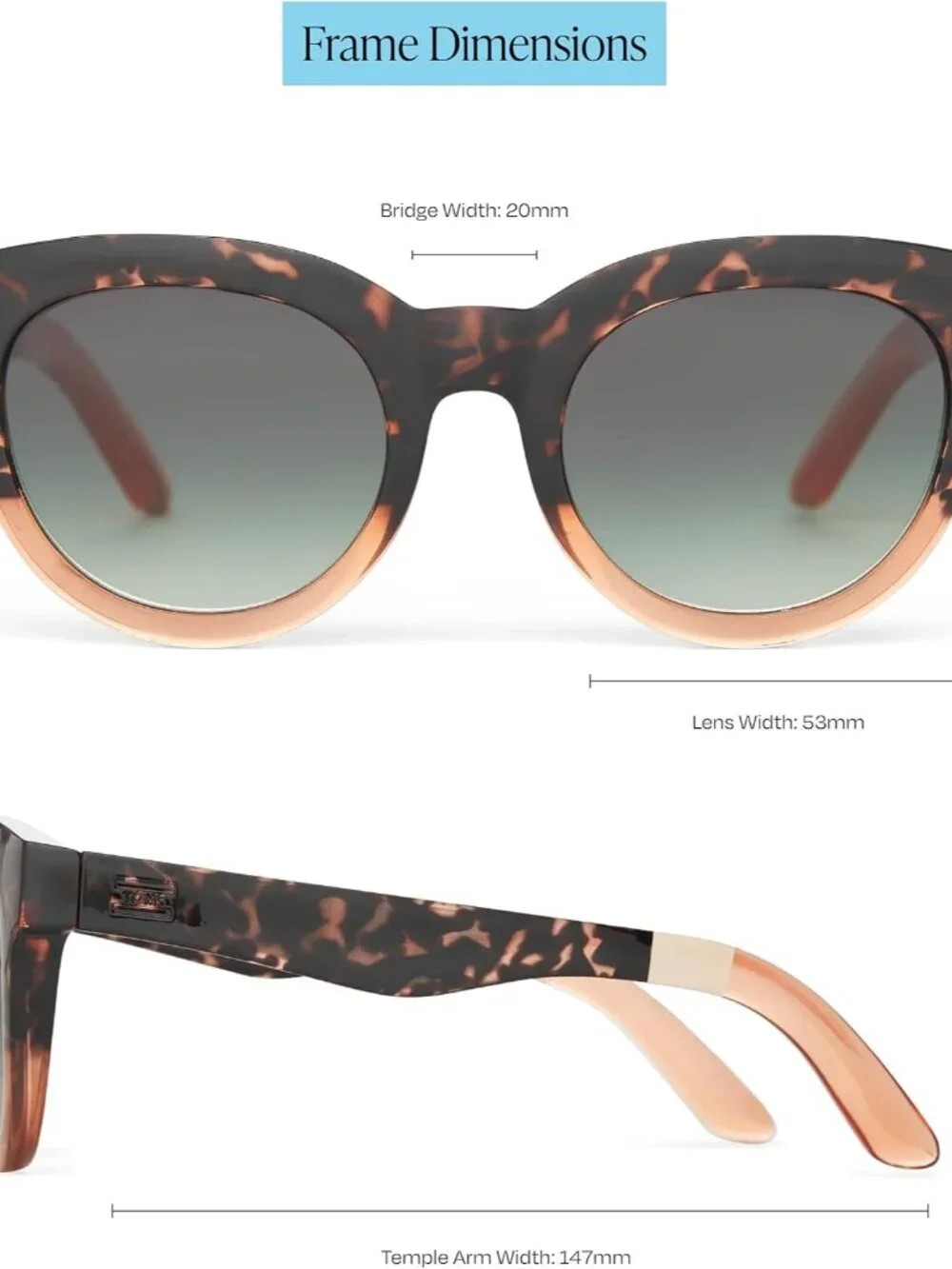 Women's Florentin Round Sunglasses - Stylish UV Protection in Blonde Tort Design